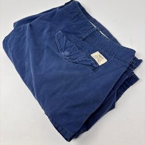 Polo Ralph Lauren Utility Cargo Shorts Mens 42 Blue Ripstop Cotton Classic Fit